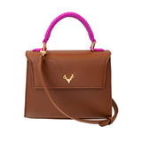 Jessica Mini Leather and Python Top Handle--Special Order Colors