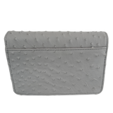 Cloud Grey Ash Minibag Ostrich--Final Sale