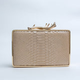 Python Antler Box Clutch--Special Order