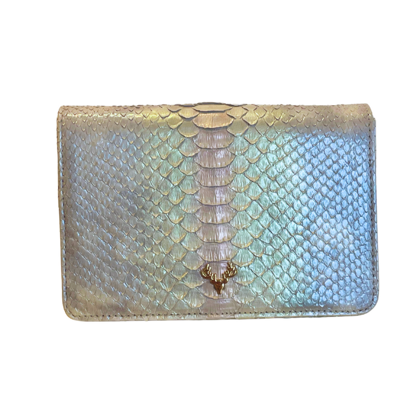 Ash Minibag Rainbow White Python--A Little Off