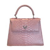 Jessica Mini Python Top Handle