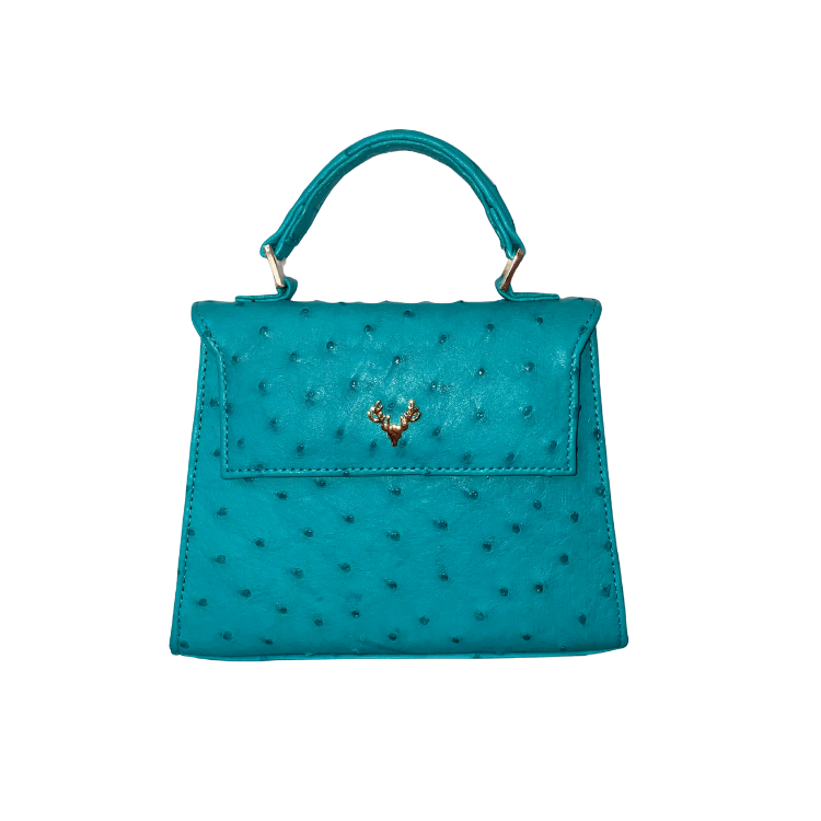 Jessica Mini Ostrich Top Handle