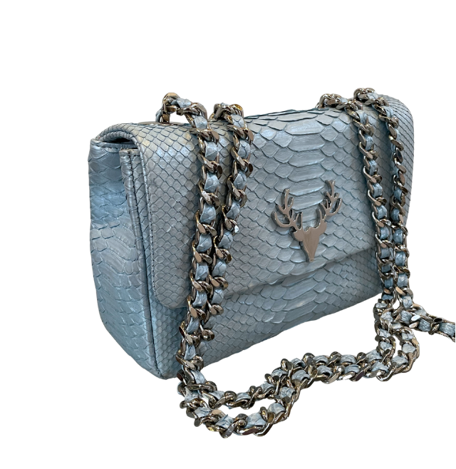 Ice Blue Python JW Medium--New