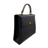 Jessica Large Leather and Python Top Handle--Sale