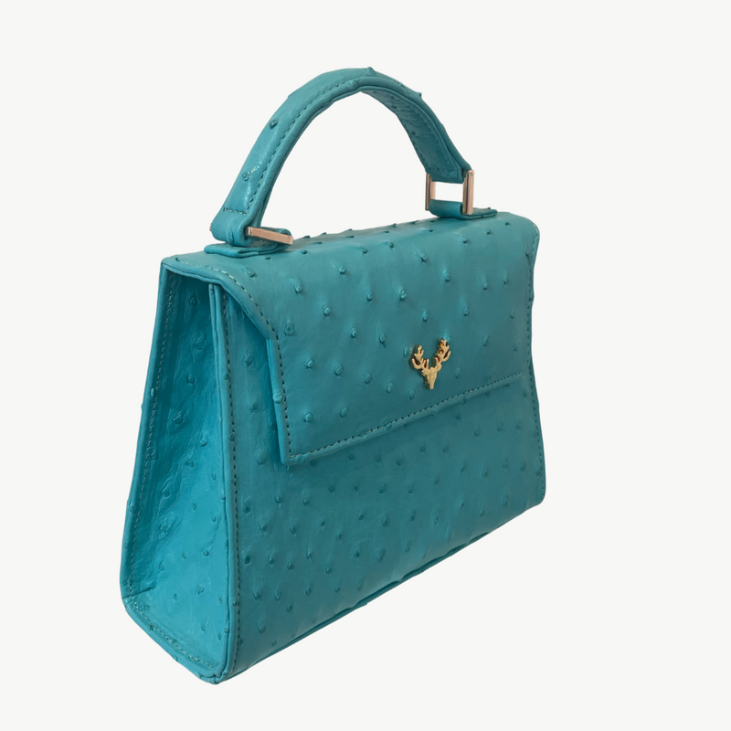 Jessica Top Handle Ostrich--Special Order Colors