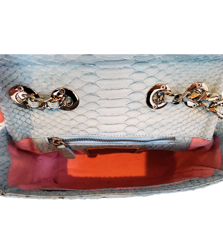 Ice Blue Python JW Medium--New