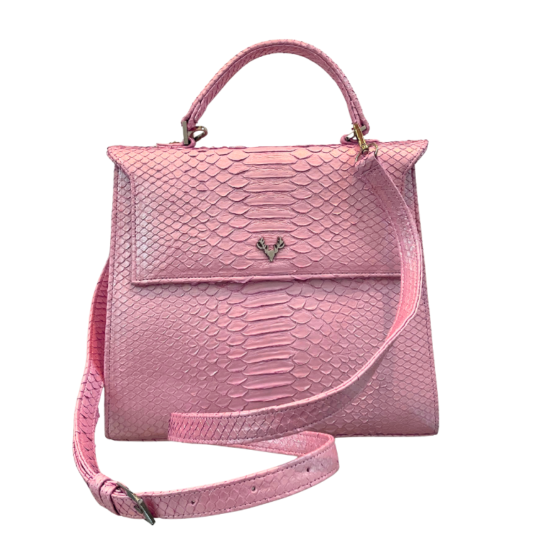 Jessica Large Python Top Handle--New