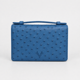 The Top Handle: Ostrich Embossed