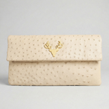 Foldover Clutch Ostrich--Special Order