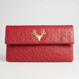 Foldover Clutch Ostrich--Special Order