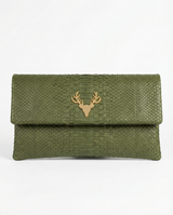 Python Foldover Clutch--Special Order Colors