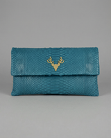 Python Foldover Clutch--Special Order Colors