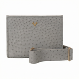 Carrie Convertible Clutch Ostrich--Special Order Colors