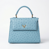 Jessica Mini Ostrich Top Handle--In Stock Colors
