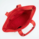 Coral Leather Large Riomar Tote--Preorder + Save