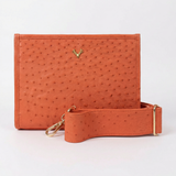 Carrie Convertible Clutch Ostrich--Special Order Colors