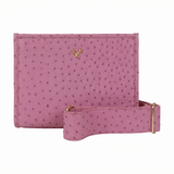 Carrie Convertible Clutch Ostrich--Special Order Colors