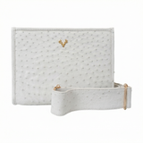 Carrie Convertible Clutch Ostrich--Special Order Colors
