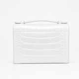 The Top Handle: Crocodile Embossed