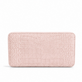 The Box Clutch: Crocodile Embossed