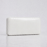 The Box Clutch: Lizard Embossed