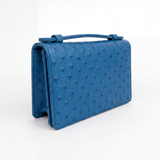 The Top Handle: Ostrich Embossed