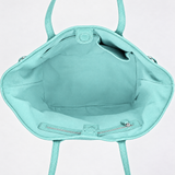 Seafoam Leather Liz Tote--Final Sale