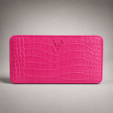 The Box Clutch: Crocodile Embossed