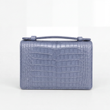 The Top Handle: Crocodile Embossed