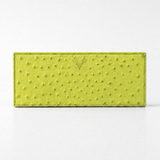 The Slim Clutch: Ostrich Embossed