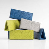 The Slim Clutch: Ostrich Embossed