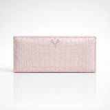 The Slim Clutch: Crocodile Embossed