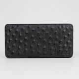 The Box Clutch: Ostrich Embossed