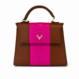 Jessica Mini Leather and Python--In Stock Colors