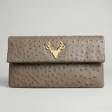 Foldover Clutch Ostrich--Special Order