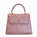 Jessica Mini Python Top Handle--In Stock Colors