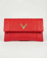 Python Foldover Clutch--Special Order Colors
