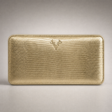 The Box Clutch: Lizard Embossed