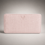 The Box Clutch: Crocodile Embossed