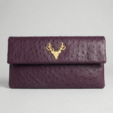 Foldover Clutch Ostrich--Special Order