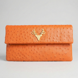 Foldover Clutch Ostrich--Special Order