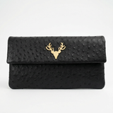 Foldover Clutch Ostrich--Special Order