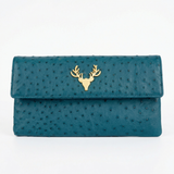 Foldover Clutch Ostrich--Special Order