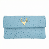 Foldover Clutch Ostrich--Special Order