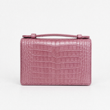 The Top Handle: Crocodile Embossed