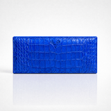 The Slim Clutch: Crocodile Embossed
