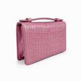 The Top Handle: Crocodile Embossed
