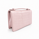 The Top Handle: Crocodile Embossed