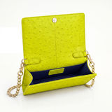 The Top Handle: Ostrich Embossed