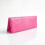 The Slim Clutch: Ostrich Embossed